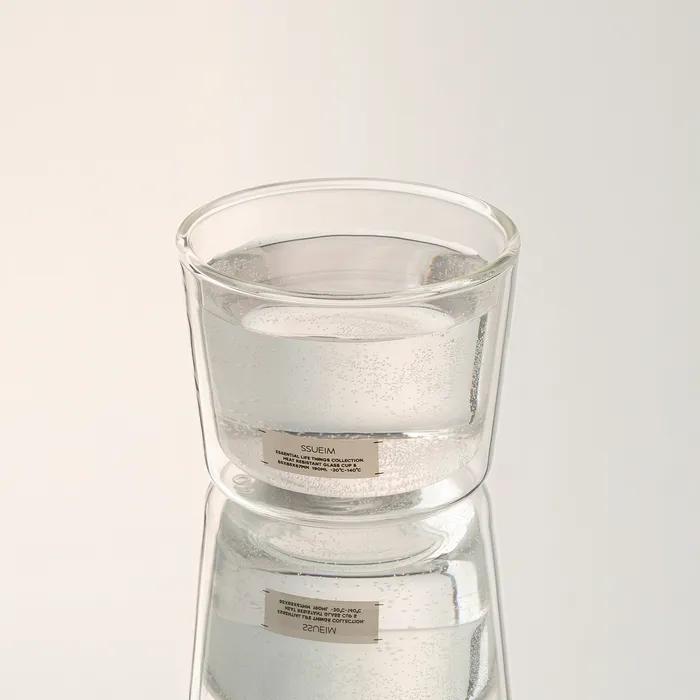 쓰임 에센셜 이중내열 유리컵(S) 2P
