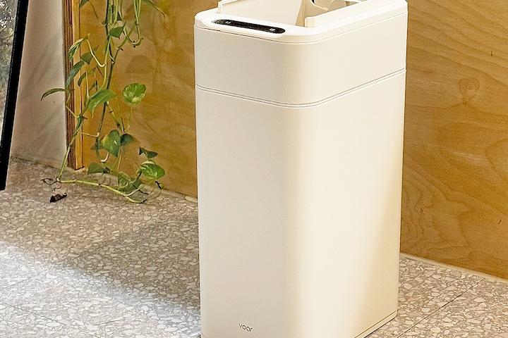 "쿠폰가 4.9만"자동센서 양문형 도어 스마트 쓰레기통 20L IPX4 화장실 사용가능