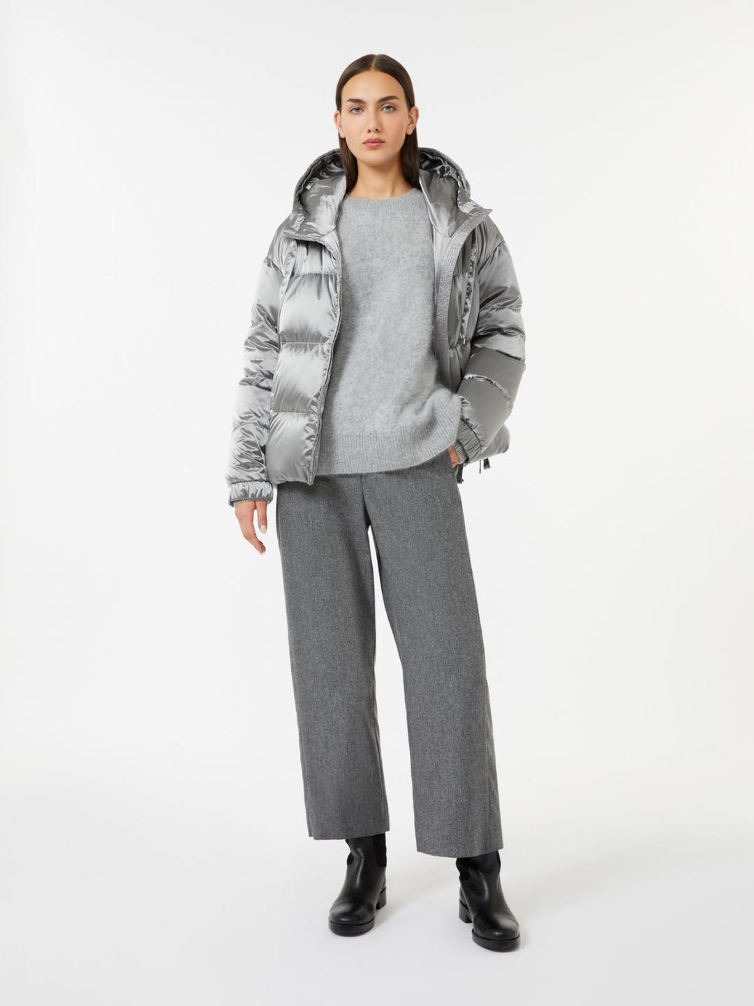 [더 큐브] 크로셰 발수 패딩, medium grey | Max Mara
