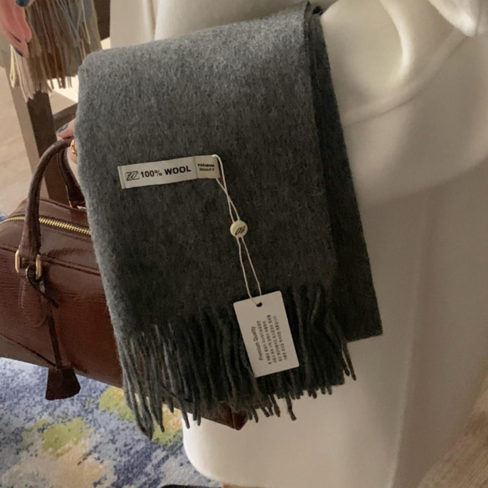 슬로우비 낫띵 베이직 울 머플러 (8color)