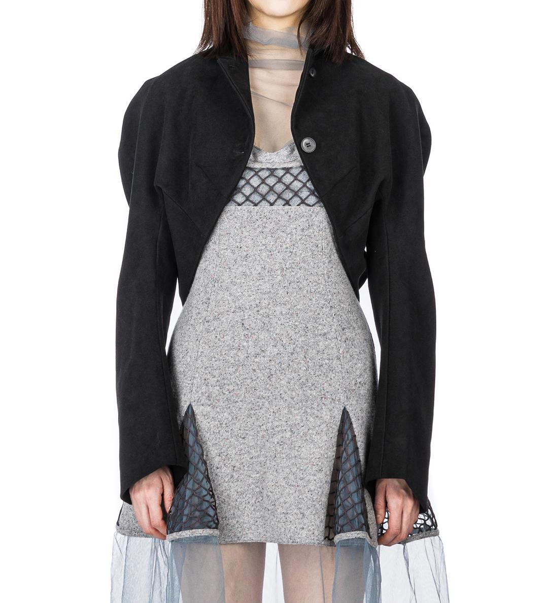 CARR CROPPED JACKET VANTA BLACK - 36