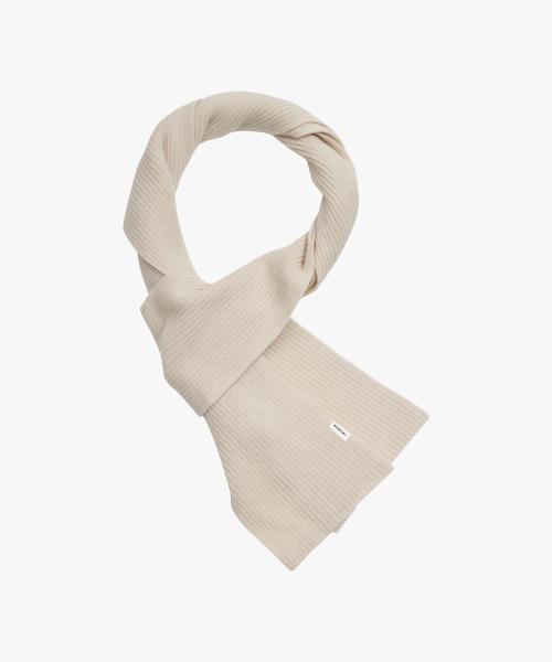 롱 니트 머플러_오트밀