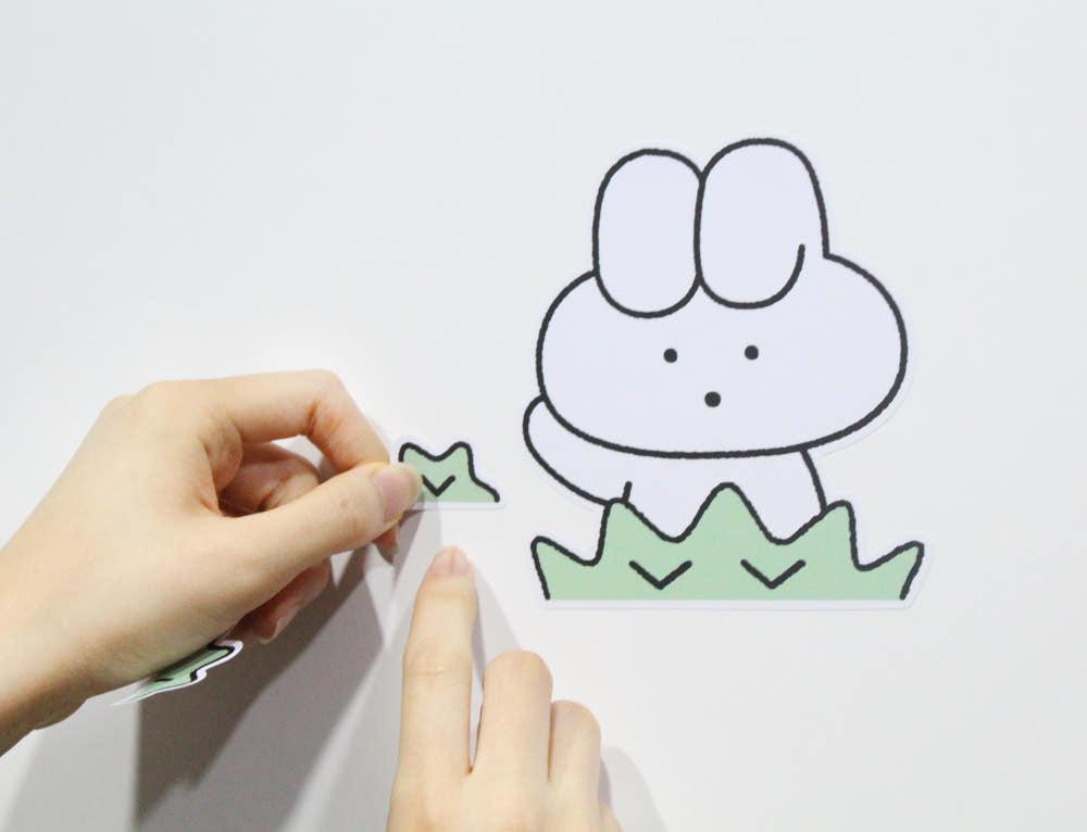 다다닷 - 빅리무버블 스티커 6종 