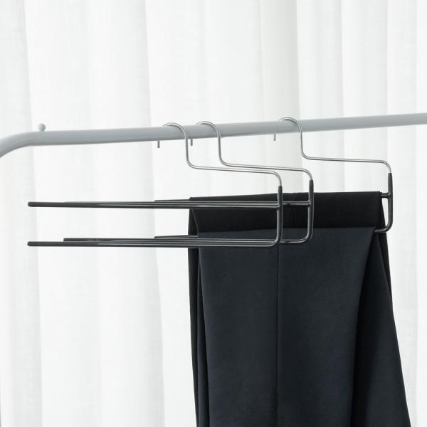 남여공용 바지 2단 논슬립 옷걸이 M_KH2 10개입