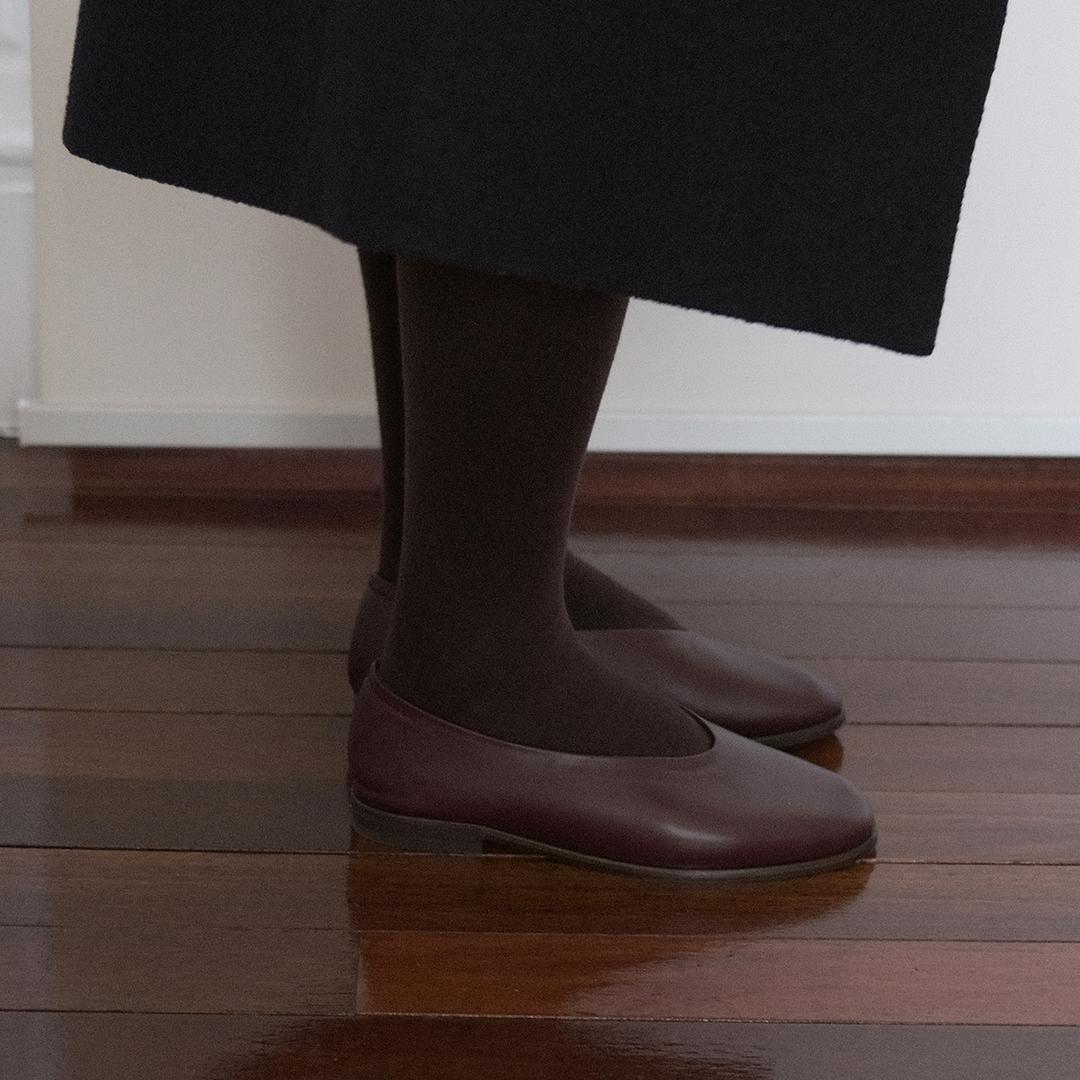 허스플랫 버건디 4차