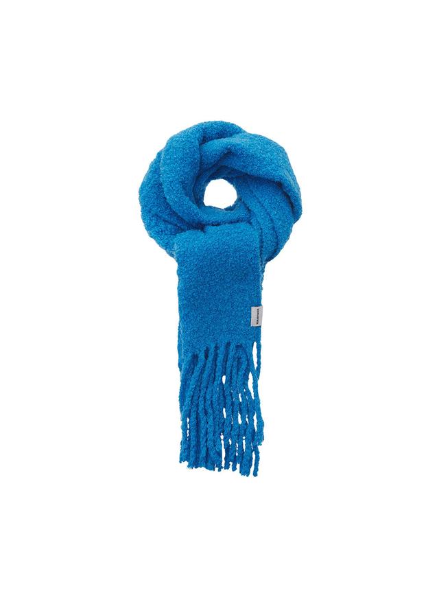 Soft Wool Muffler (Blue)