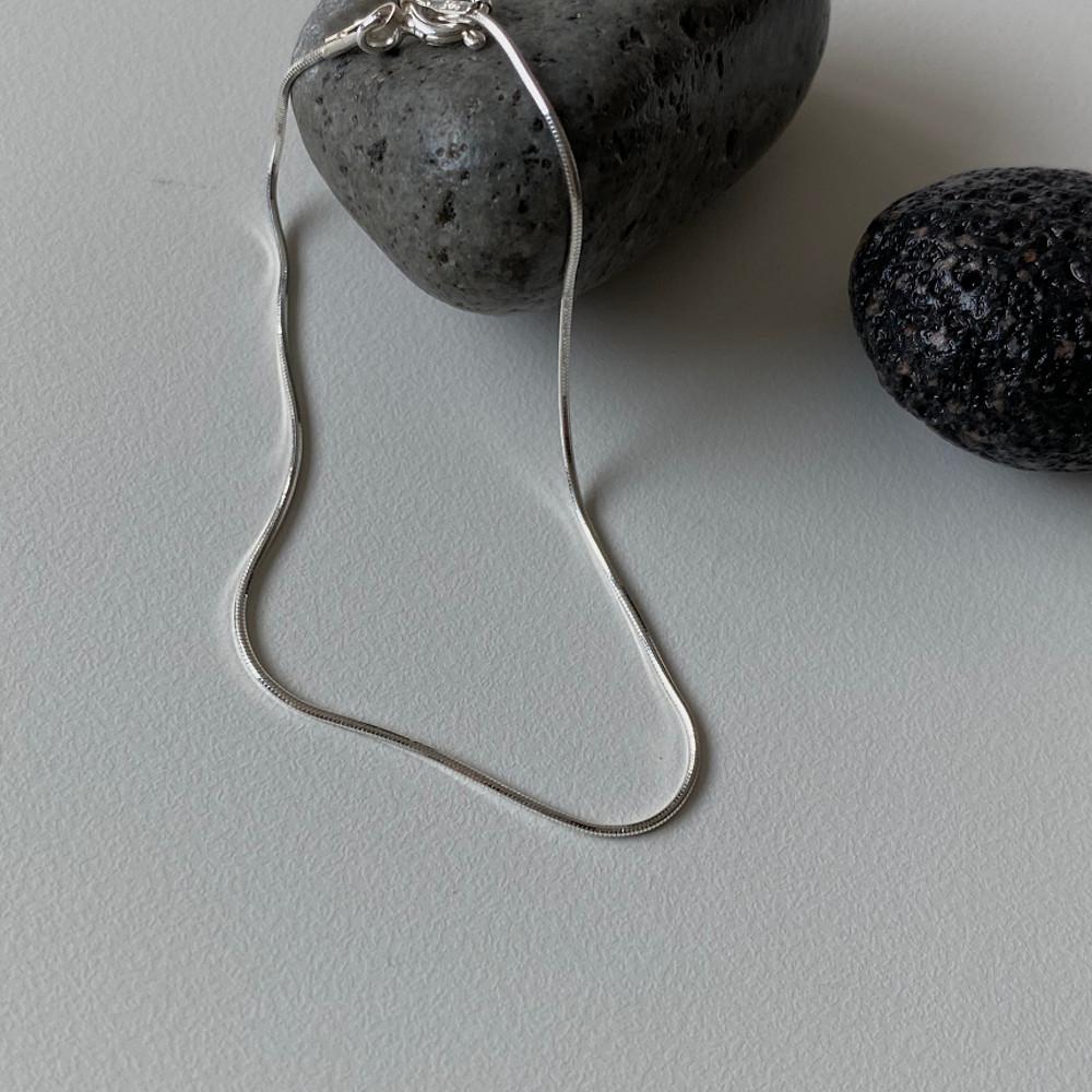 925실버 thin snake chain 은 팔찌