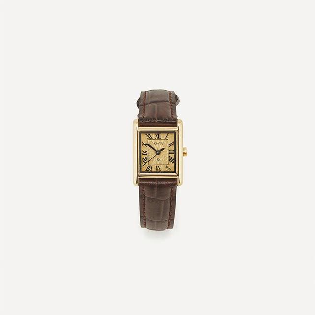 [12차리오더]SQUARE CLASSIC WATCH (BROWN)
