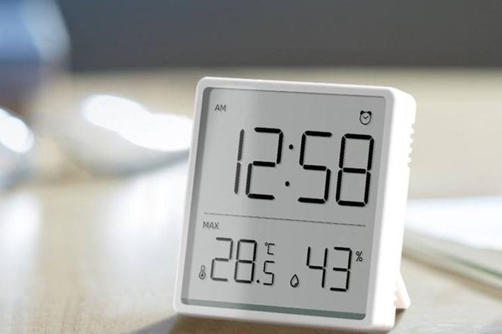 디지털 시계 온습도계 HS-TH8218