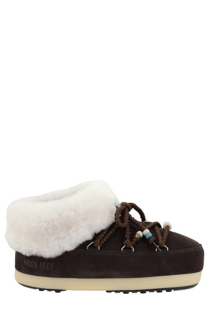 Moon Boot Beaded Lace Ankle Boots