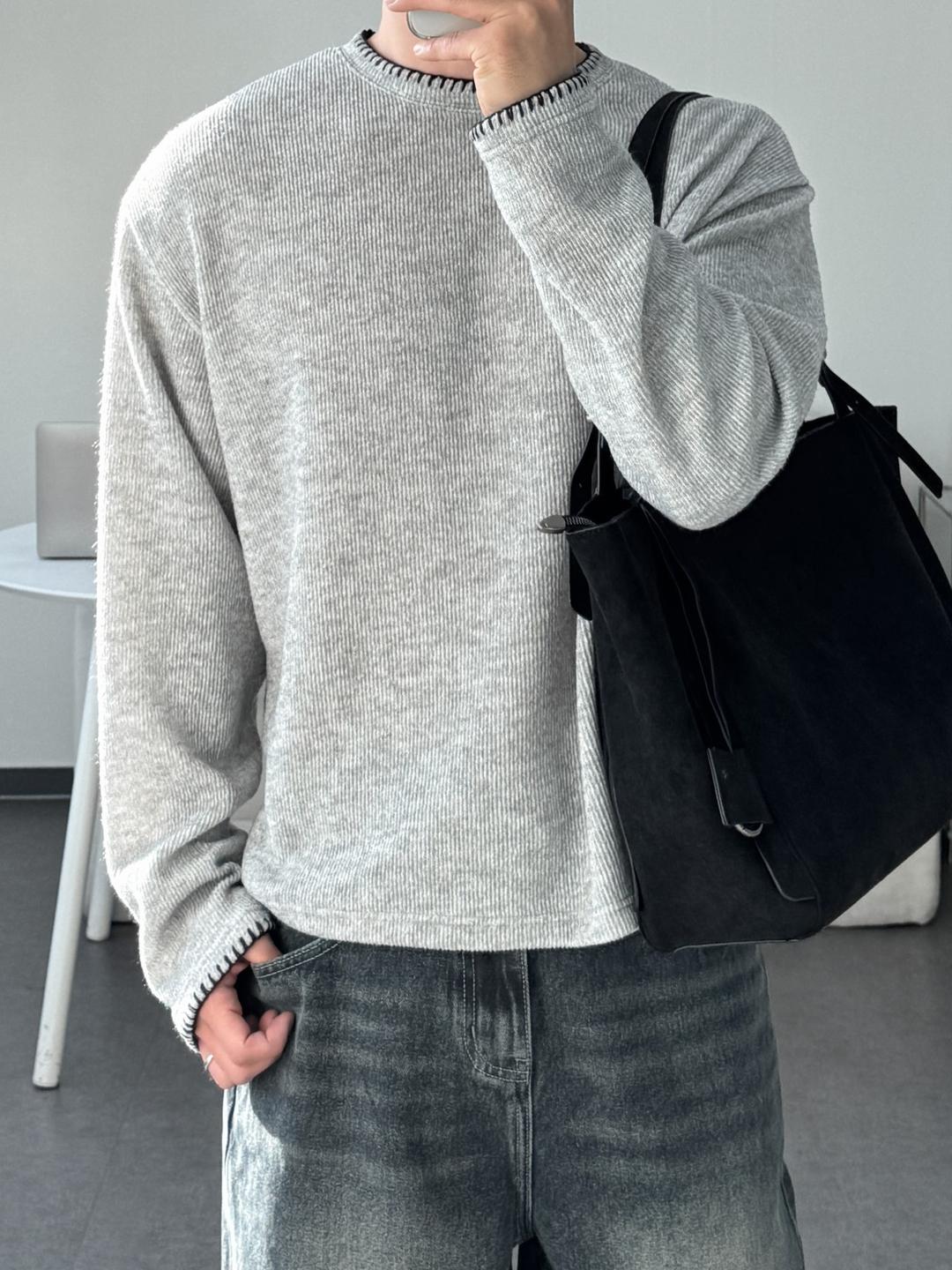 Dense stitch crop knit (3color)