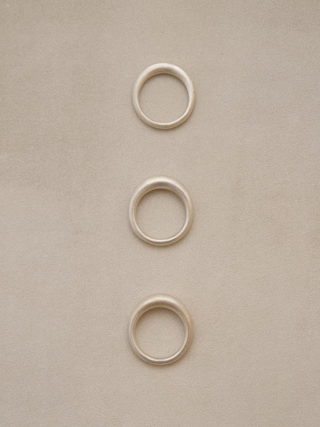 042 Layer Ring Set Of Three [Matt Siver]