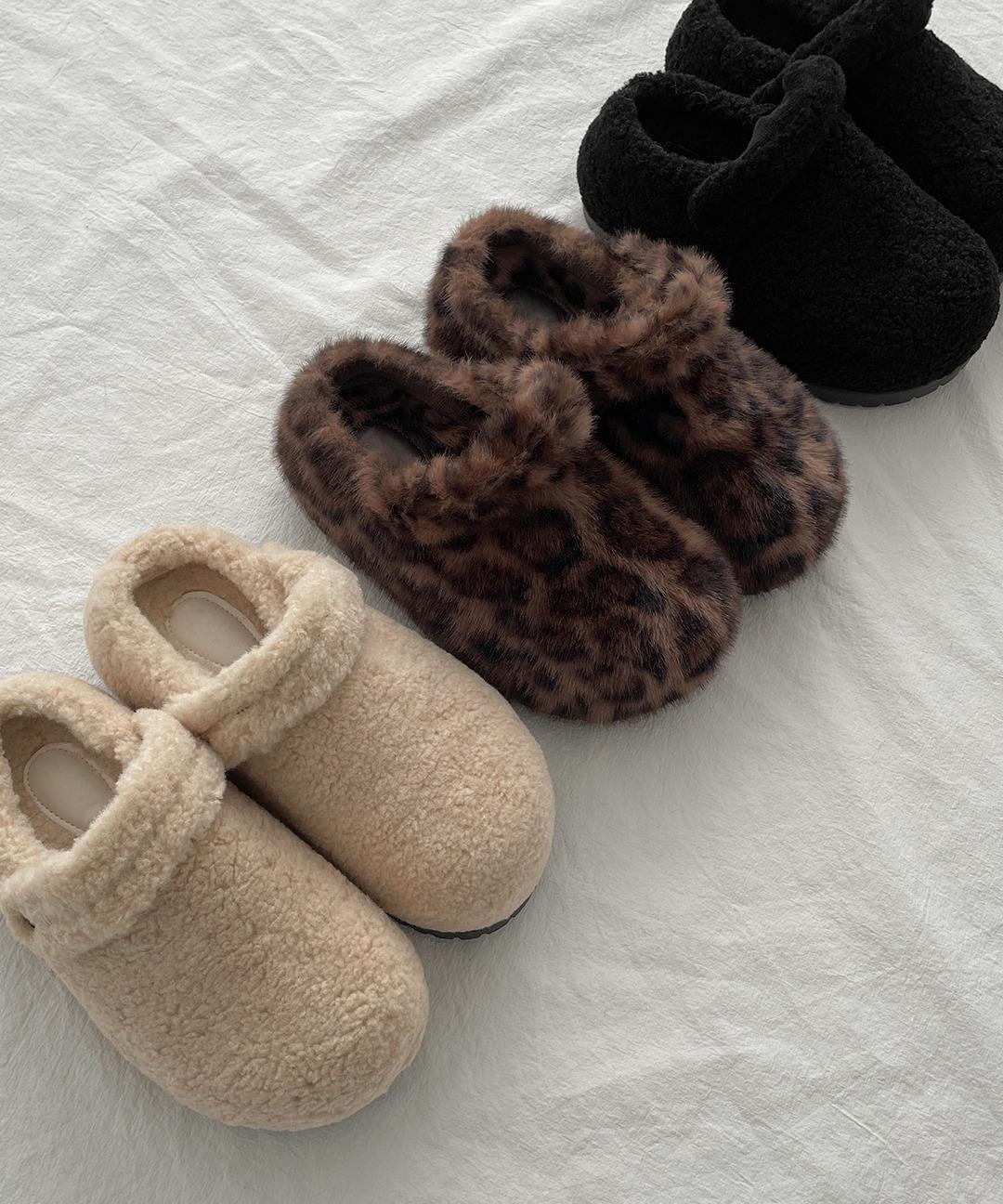 브라운슈 샐리 뽀글이 보스턴 뮬 슬리퍼 투웨이 어그 털신