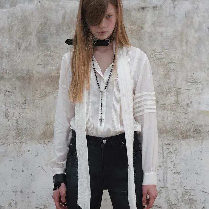 ANTIQUE PINTUCK BLOUSE