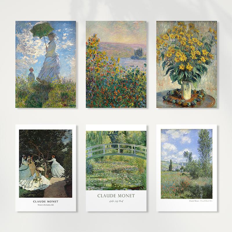 [10장세트] 클로드 모네 미니포스터 108종 택10
