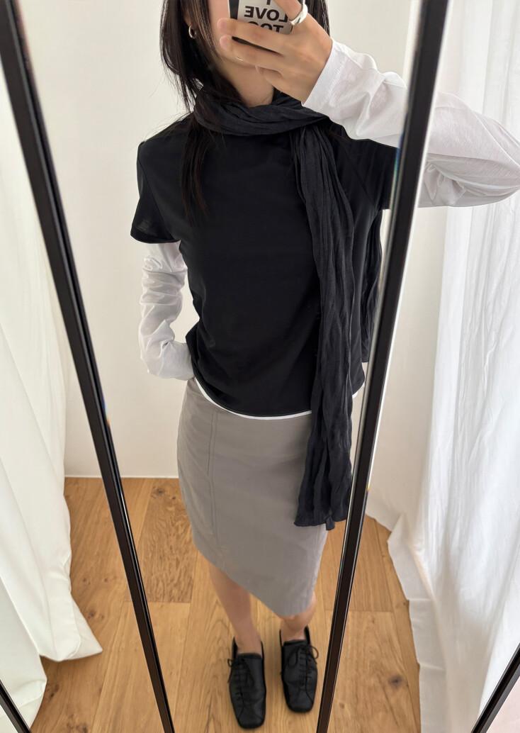 루츠 스카프 - 차콜