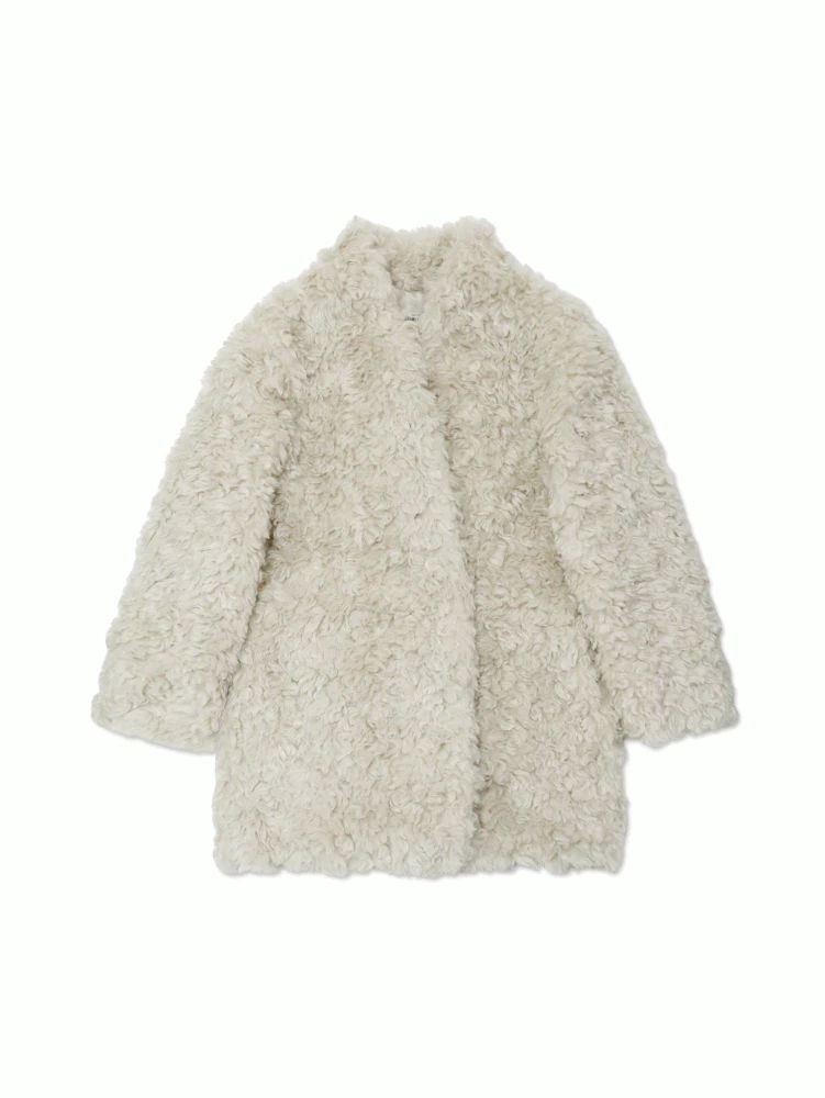 soft shawl collar coat