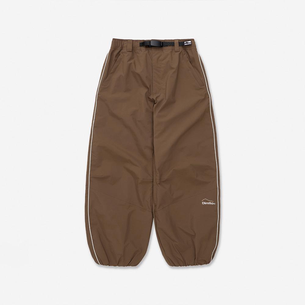 디미토 2425 DIMITO AIR FORCE BANDED PANTS BROWN (Wide Fit) 스노우 보드복 팬츠