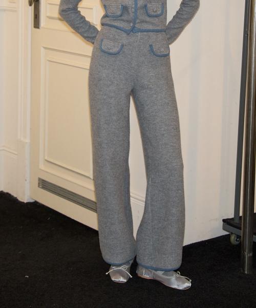 Cozy Knit Pants_ Gray