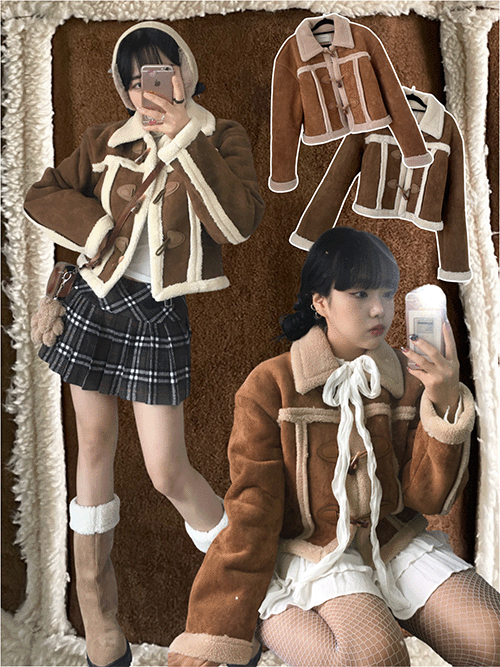 당일출고!! [한정수량세일] Maple wool suede coat. (2col)