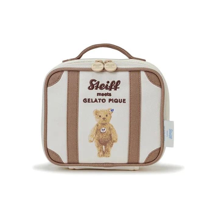 [Steiff] 제임스 자수 수트케이스 파우치 PWGB245675