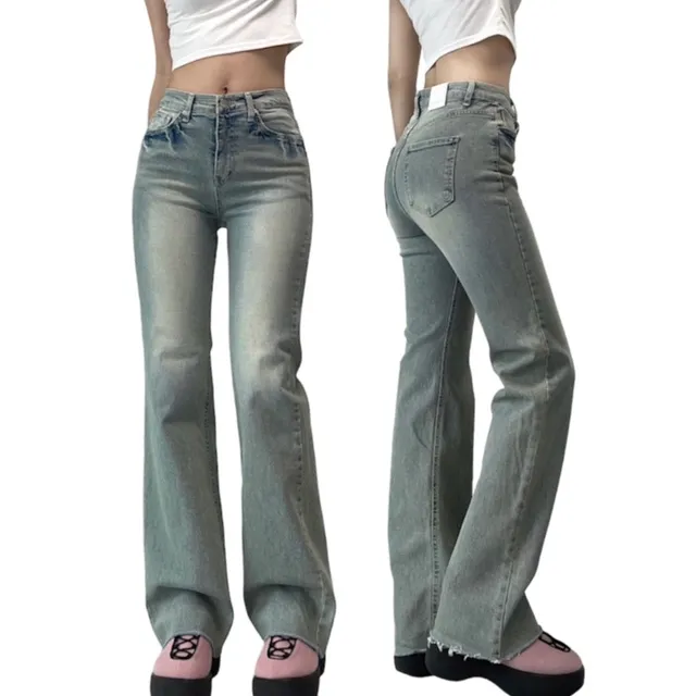 vintage semi Boot-cut denim! 2col