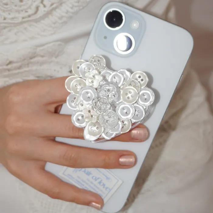 VINTAGE BOTTON HEART TOK