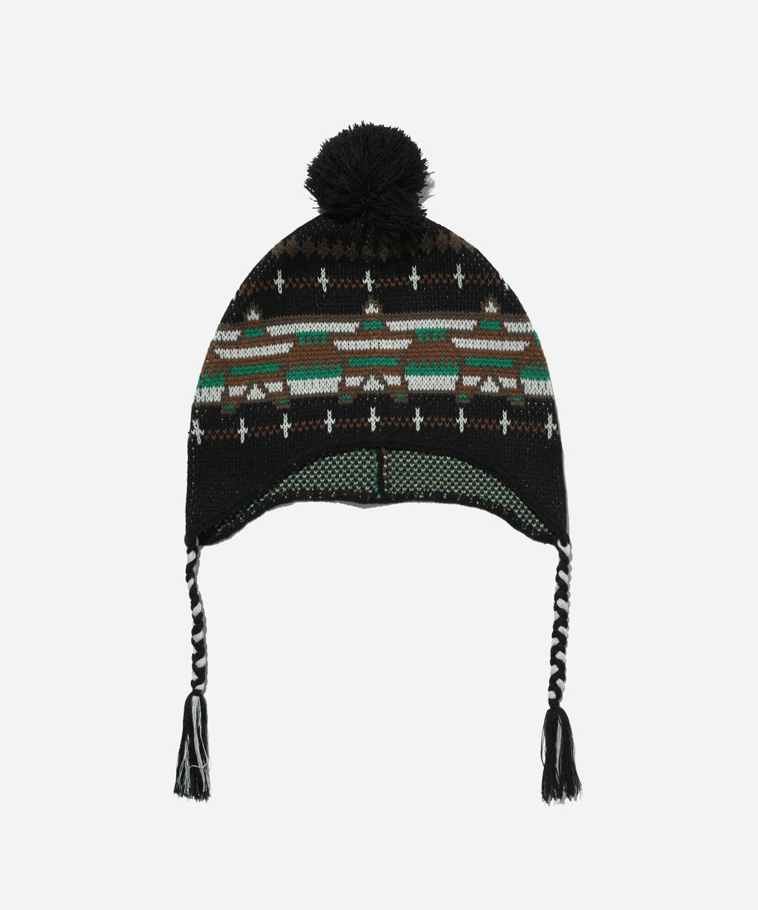 [99% OFF] NORDIC BELL BEANIE BLACK