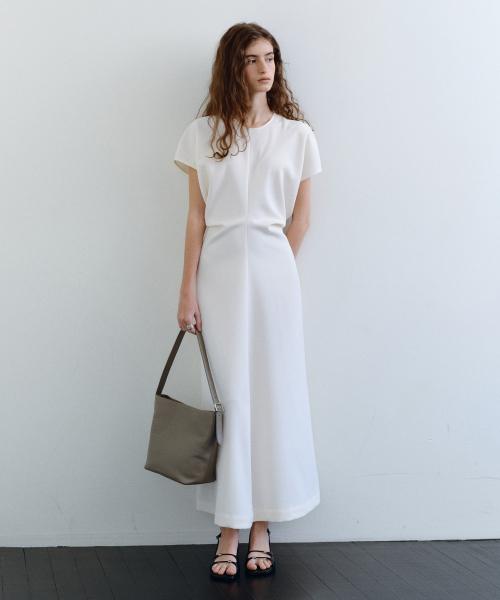 Dolman sleeve long dress