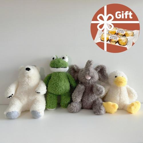 [페레로로쉐 증정] 어글리 뽀글이 인형 S 사이즈 키링 열쇠고리