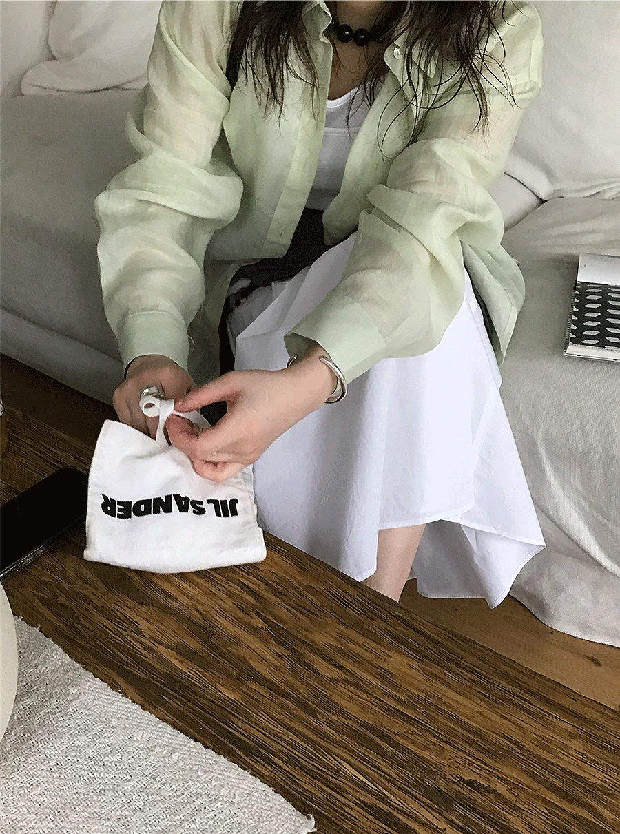 꼭사템* LINEN STRING SHIRT (4COL)📍HIGH QUALITY