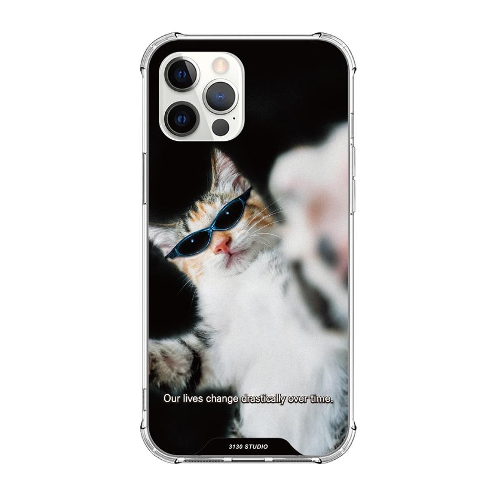 핸드 터치 블루 캣 케이스