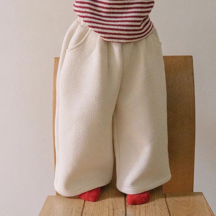 워밍 와이드 팬츠