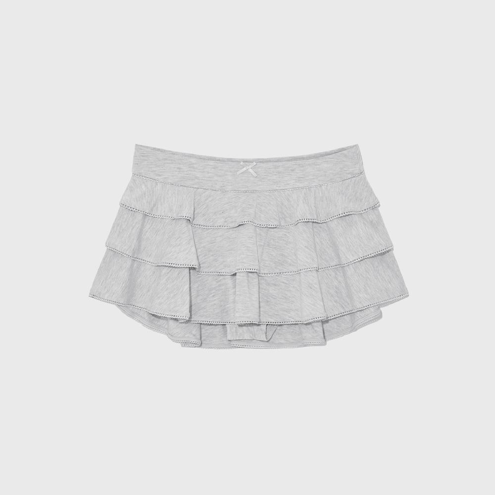 PICOT FRILL MINI SKIRT (3 Colors)
