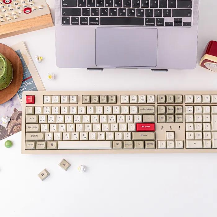 키크론 K10 PRO SE2 레트로 2.4G 무선 블루투스 핫스왑 사무실 기계식 키보드