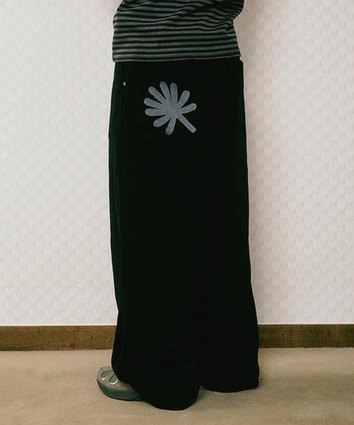 DD 10s structure balloon chino pants (BLACK)