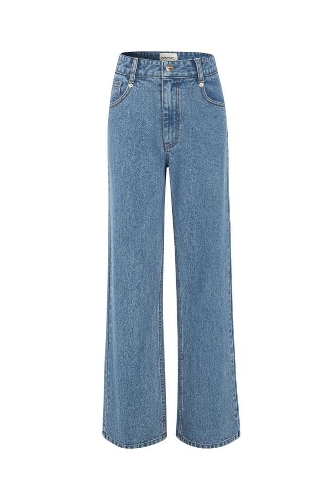 BELLA Loose-fit Jeans (Medium Blue)