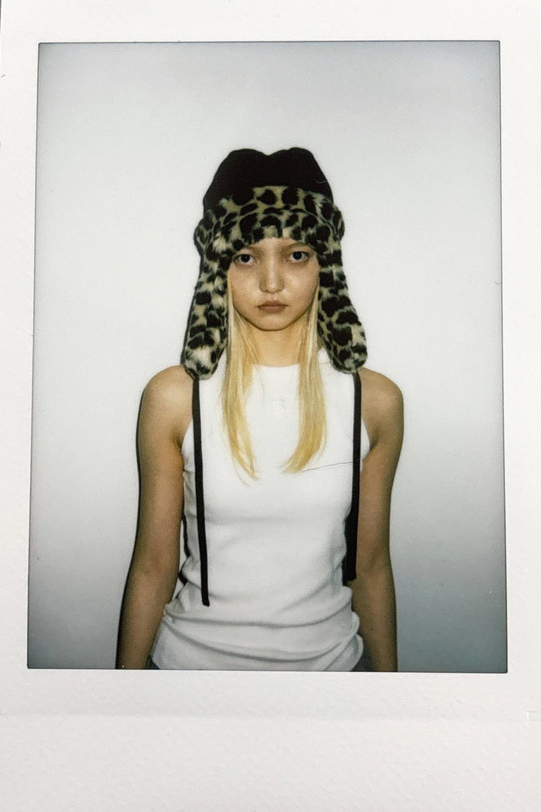 DEPC FUR REVERSIBLE HAT (LEOPARD)