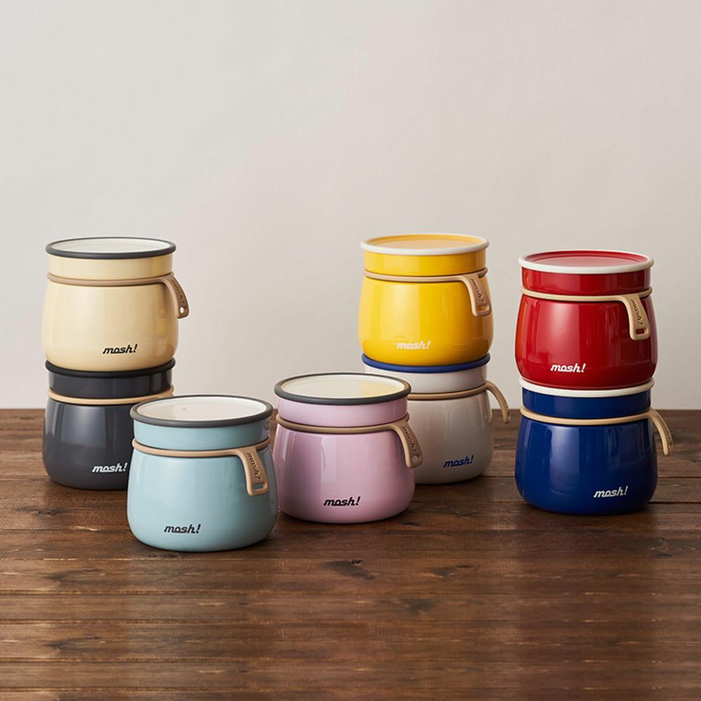 모슈 라떼 보온보냉 죽통 푸드자 350ml