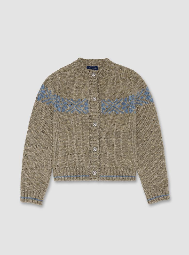 Nordic Snow Cardigan