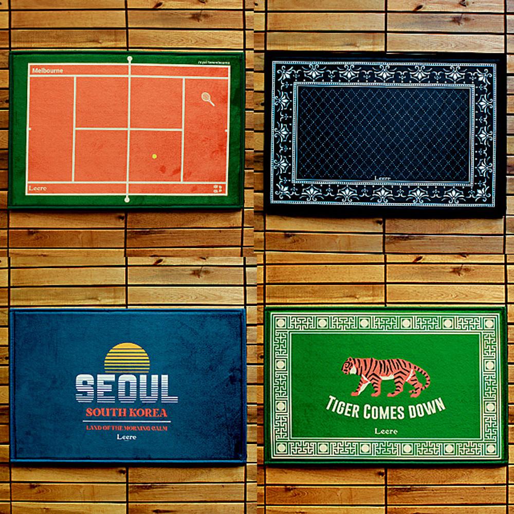 리에르스튜디오 욕실발매트 주방 싱크대 미끄럼방지 화장실 현관 발매트 18종 60x40(cm)