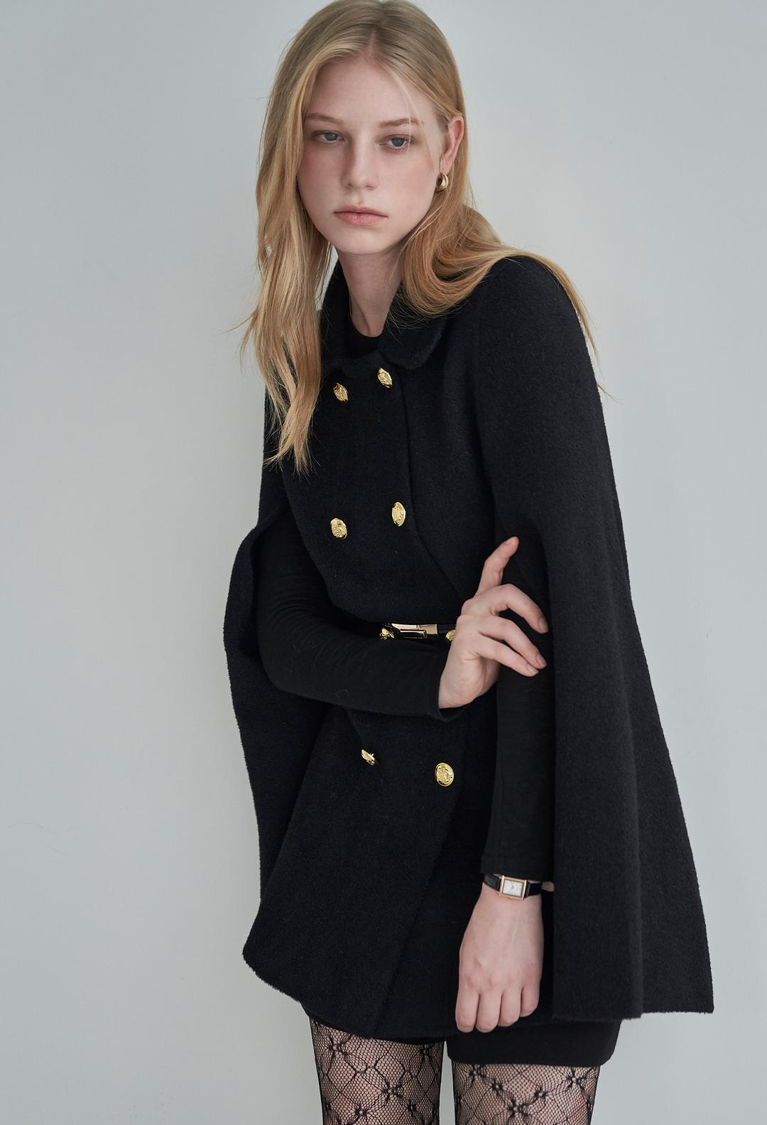 르니앤맥코이 클래식 와이드실루엣 벨트세트 케이프자켓 LL11KJ103 LL11KJ103