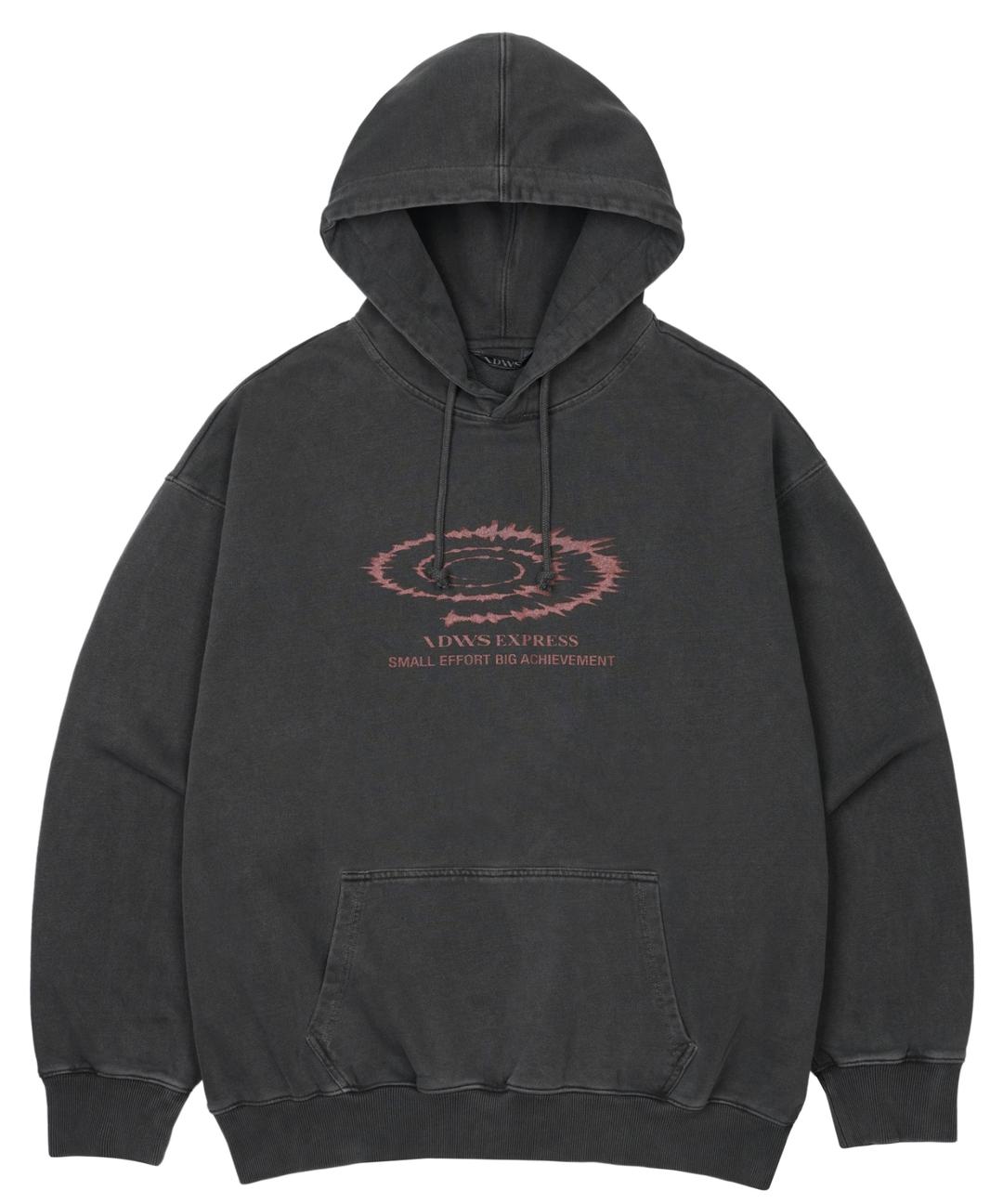 Swift Symbol Dying Hoodie Charcoal