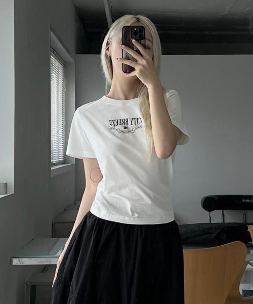 심볼 아트웍 반팔 티셔츠_WHITE