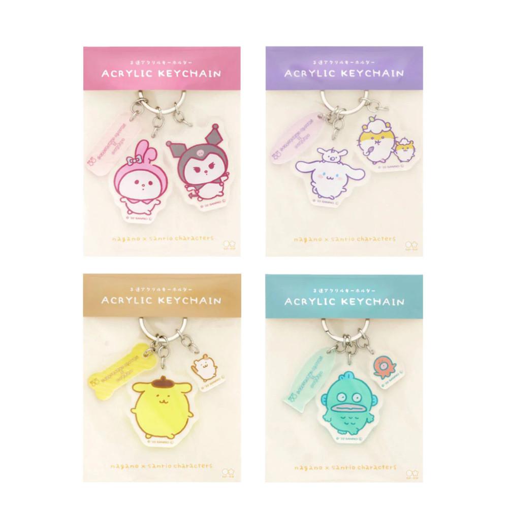 산리오X나가노 캐릭터즈 아크릴 키링 / 열쇠고리 가방고리 캐릭터키링 키홀더