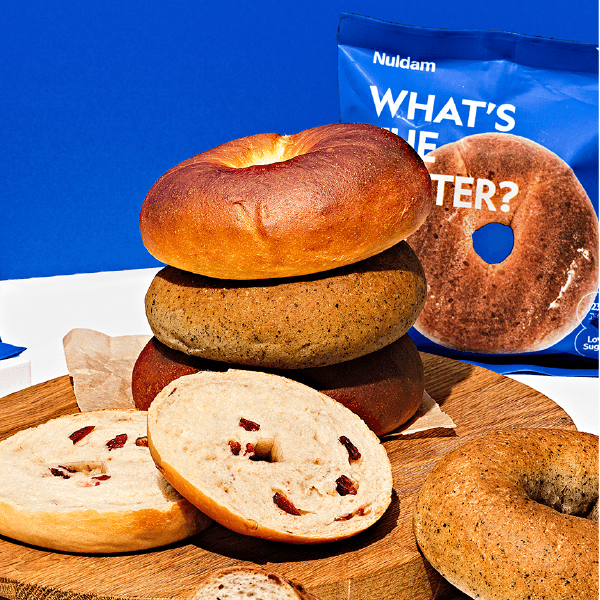 [바질 신메뉴] 널담 고단백 배꼽 베이글 8개입(2종x2)