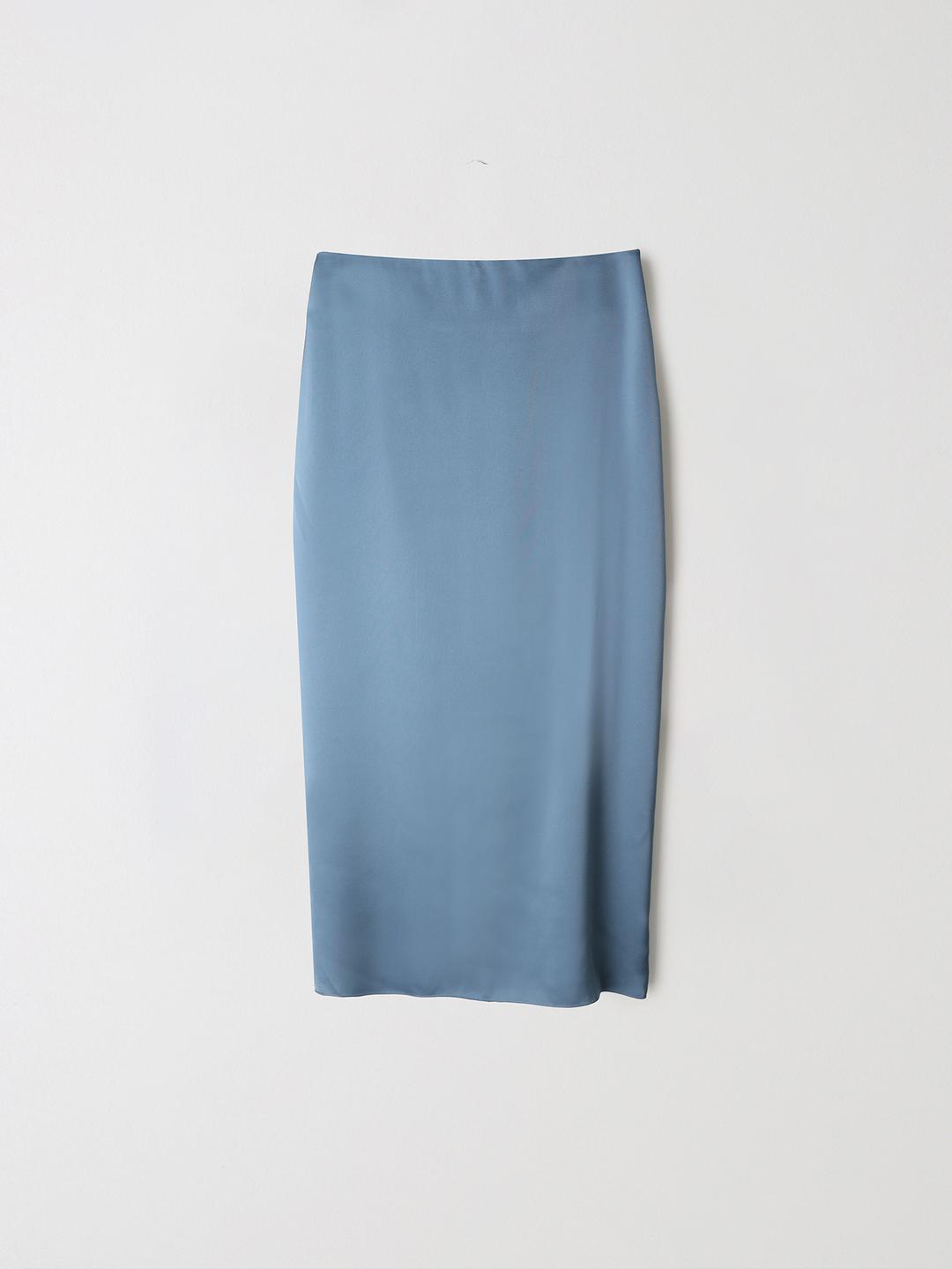 Silky Skirt - Blue