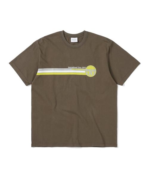디스이즈네버댓(THISISNEVERTHAT)  TNT Track Lines Tee Brown - 사이즈 & 후기 | 무신사