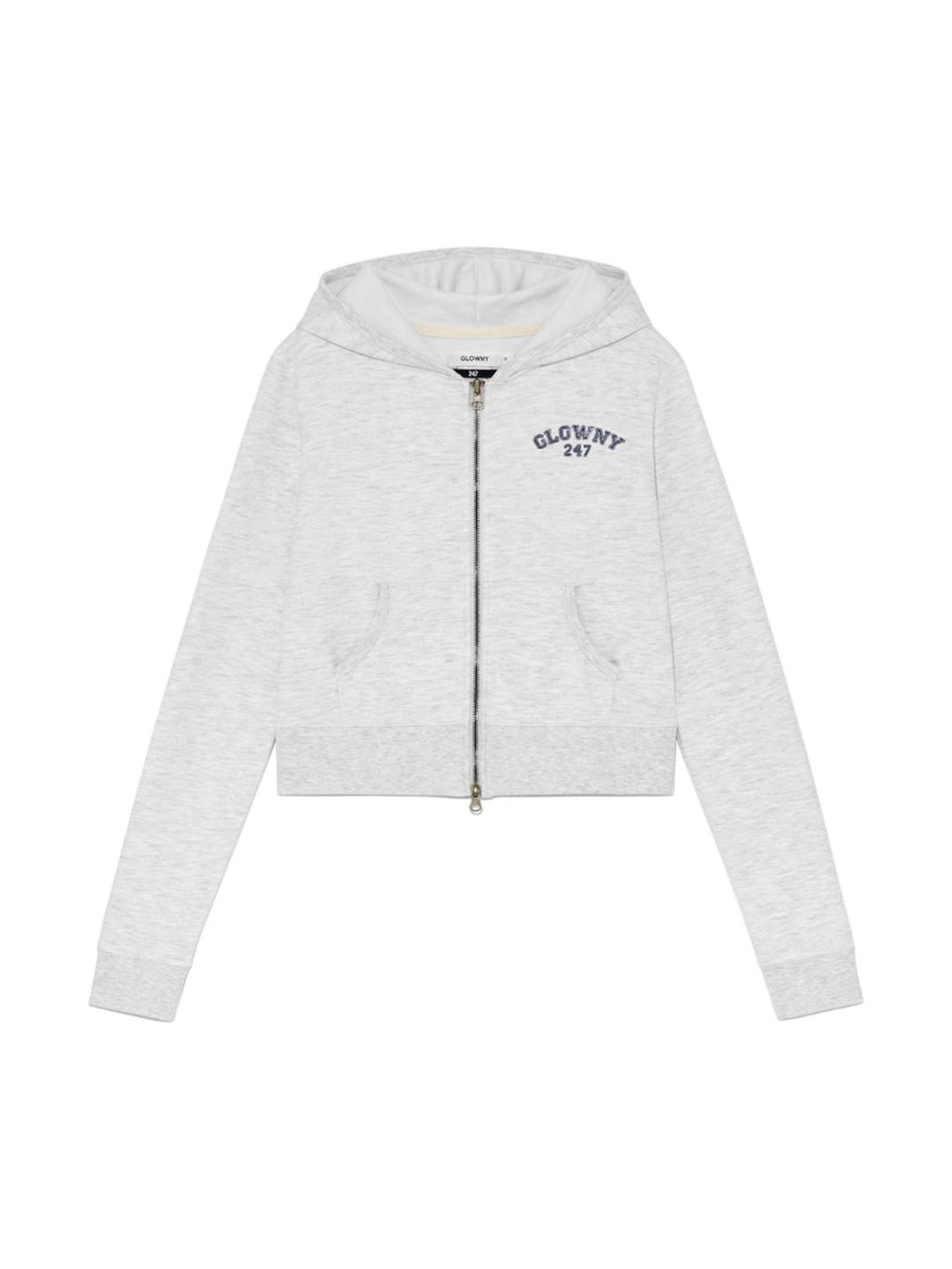 247 DAY SNUG ZIP UP (WHITE MELANGE)