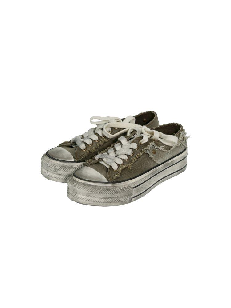 Low-top canvas sneakers【s0000012804】
